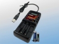 USB 1A Ni-MH AA/AAA CHARGER w/LCD